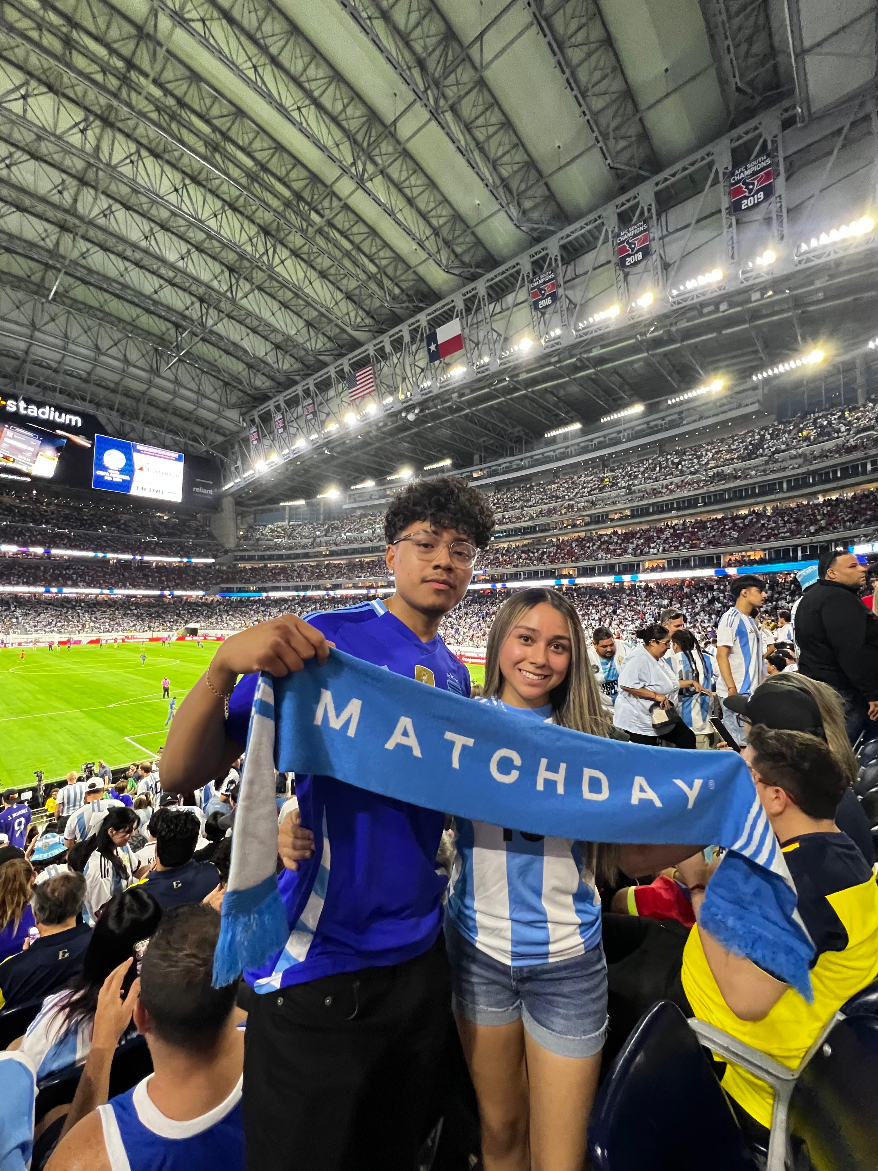 Cliente MatchDay en el estadio